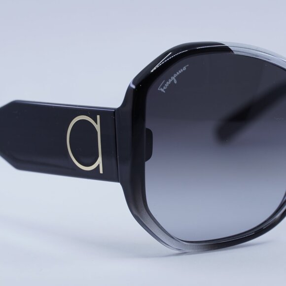 ?️ New Salvatore Ferragamo SF942S 007 Sunglasses - Grey Gradient Frame main image 11